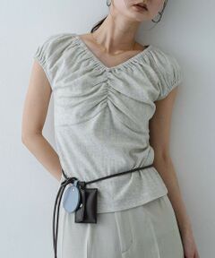 SENSE OF PLACE by URBAN RESEARCH / センスオブプレイス バイ アーバンリサーチ Tシャツ | ギャザーネックカットトップ