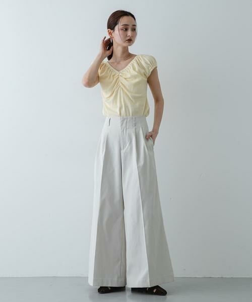 SENSE OF PLACE by URBAN RESEARCH / センスオブプレイス バイ アーバンリサーチ Tシャツ | ギャザーネックカットトップ | 詳細5