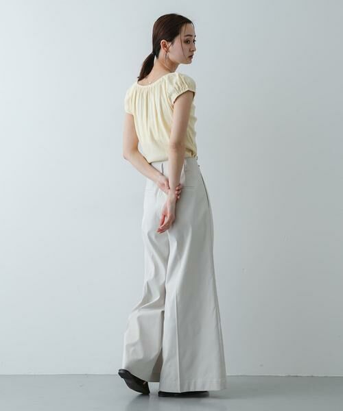 SENSE OF PLACE by URBAN RESEARCH / センスオブプレイス バイ アーバンリサーチ Tシャツ | ギャザーネックカットトップ | 詳細6