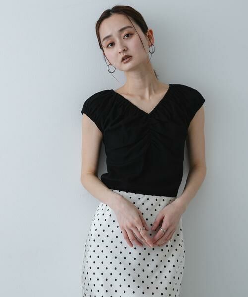 SENSE OF PLACE by URBAN RESEARCH / センスオブプレイス バイ アーバンリサーチ Tシャツ | ギャザーネックカットトップ | 詳細12