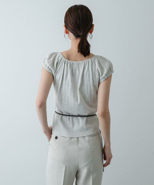 SENSE OF PLACE by URBAN RESEARCH / センスオブプレイス バイ アーバンリサーチ Tシャツ | ギャザーネックカットトップ | 詳細19