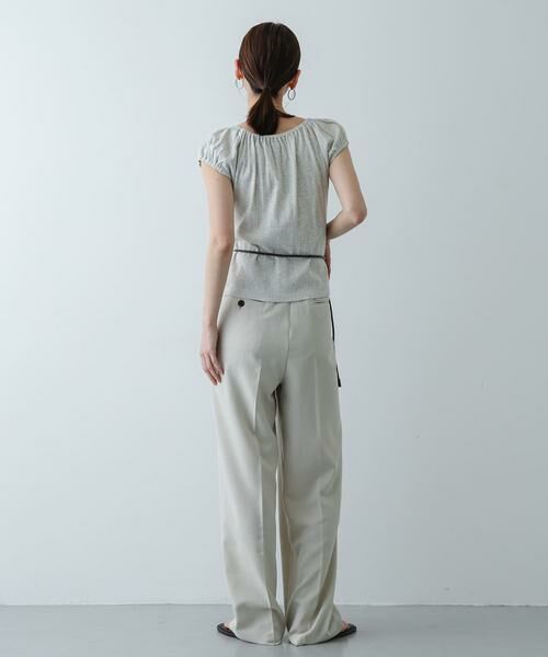 SENSE OF PLACE by URBAN RESEARCH / センスオブプレイス バイ アーバンリサーチ Tシャツ | ギャザーネックカットトップ | 詳細21