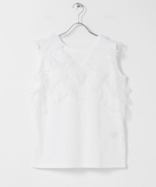 SENSE OF PLACE by URBAN RESEARCH / センスオブプレイス バイ アーバンリサーチ Tシャツ | フリルデザインカットトップ | 詳細6