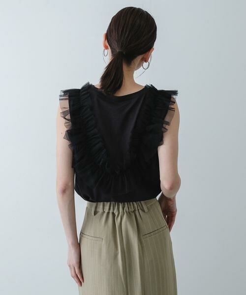 SENSE OF PLACE by URBAN RESEARCH / センスオブプレイス バイ アーバンリサーチ Tシャツ | フリルデザインカットトップ | 詳細10