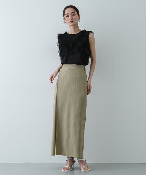 SENSE OF PLACE by URBAN RESEARCH / センスオブプレイス バイ アーバンリサーチ Tシャツ | フリルデザインカットトップ | 詳細11