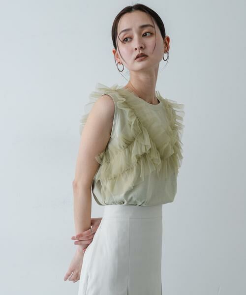 SENSE OF PLACE by URBAN RESEARCH / センスオブプレイス バイ アーバンリサーチ Tシャツ | フリルデザインカットトップ | 詳細17
