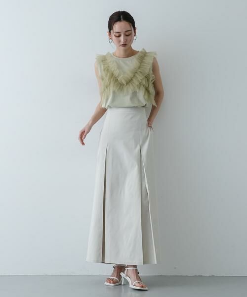 SENSE OF PLACE by URBAN RESEARCH / センスオブプレイス バイ アーバンリサーチ Tシャツ | フリルデザインカットトップ | 詳細19