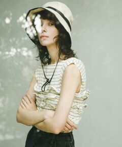 SENSE OF PLACE by URBAN RESEARCH / センスオブプレイス バイ アーバンリサーチ Tシャツ | ボーダーカットビスチェセット