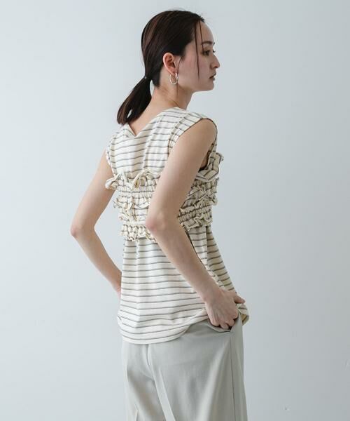 SENSE OF PLACE by URBAN RESEARCH / センスオブプレイス バイ アーバンリサーチ Tシャツ | ボーダーカットビスチェセット | 詳細19