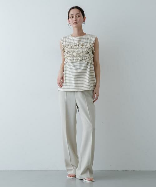 SENSE OF PLACE by URBAN RESEARCH / センスオブプレイス バイ アーバンリサーチ Tシャツ | ボーダーカットビスチェセット | 詳細20