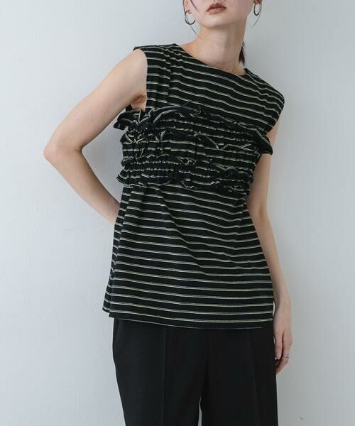 SENSE OF PLACE by URBAN RESEARCH / センスオブプレイス バイ アーバンリサーチ Tシャツ | ボーダーカットビスチェセット | 詳細24