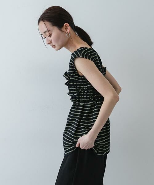 SENSE OF PLACE by URBAN RESEARCH / センスオブプレイス バイ アーバンリサーチ Tシャツ | ボーダーカットビスチェセット | 詳細25