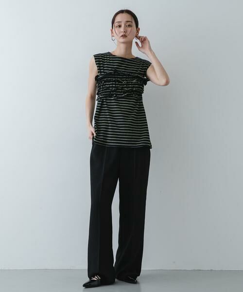 SENSE OF PLACE by URBAN RESEARCH / センスオブプレイス バイ アーバンリサーチ Tシャツ | ボーダーカットビスチェセット | 詳細27