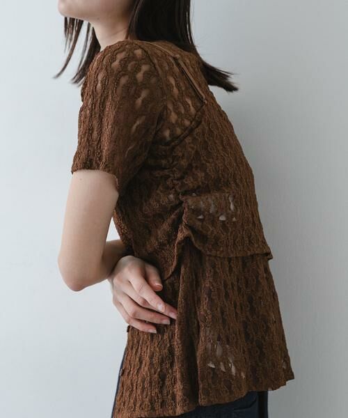 SENSE OF PLACE by URBAN RESEARCH / センスオブプレイス バイ アーバンリサーチ Tシャツ | レースビスチェアンサンブルカットトップ | 詳細1