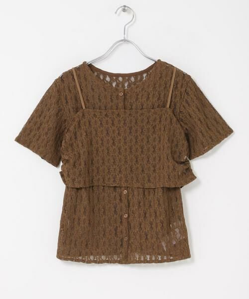 SENSE OF PLACE by URBAN RESEARCH / センスオブプレイス バイ アーバンリサーチ Tシャツ | レースビスチェアンサンブルカットトップ | 詳細5