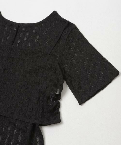 SENSE OF PLACE by URBAN RESEARCH / センスオブプレイス バイ アーバンリサーチ Tシャツ | レースビスチェアンサンブルカットトップ | 詳細22
