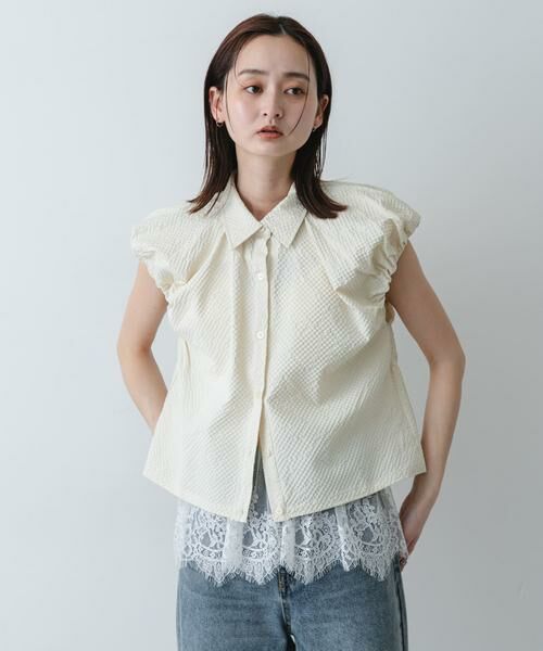 SENSE OF PLACE by URBAN RESEARCH / センスオブプレイス バイ アーバンリサーチ キャミソール・チューブトップ | レースドッキングカップツキキャミソール | 詳細1