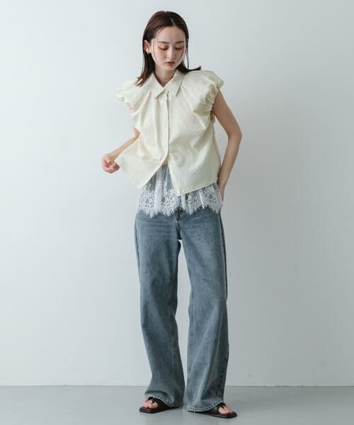 SENSE OF PLACE by URBAN RESEARCH / センスオブプレイス バイ アーバンリサーチ キャミソール・チューブトップ | レースドッキングカップツキキャミソール | 詳細4