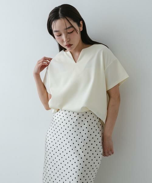 SENSE OF PLACE by URBAN RESEARCH / センスオブプレイス バイ アーバンリサーチ Tシャツ | キーネックミラノリブTシャツ | 詳細11