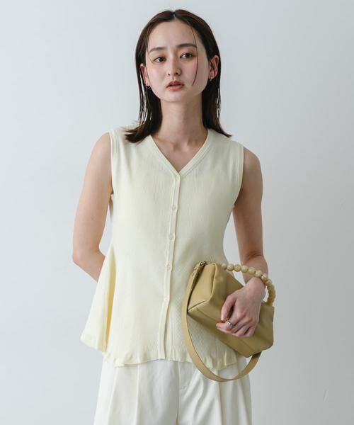 SENSE OF PLACE by URBAN RESEARCH / センスオブプレイス バイ アーバンリサーチ ニット・セーター | 『洗濯可/毛玉防止』SKINProof抗ピルペプラムニットカーディガン | 詳細2