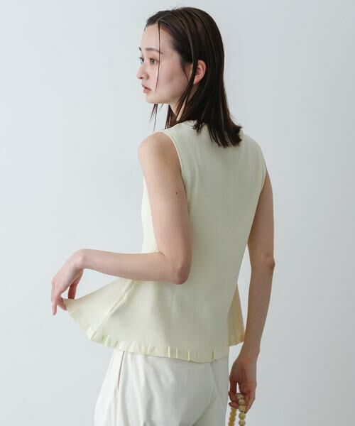 SENSE OF PLACE by URBAN RESEARCH / センスオブプレイス バイ アーバンリサーチ ニット・セーター | 『洗濯可/毛玉防止』SKINProof抗ピルペプラムニットカーディガン | 詳細3