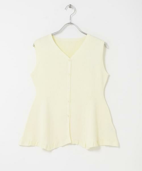 SENSE OF PLACE by URBAN RESEARCH / センスオブプレイス バイ アーバンリサーチ ニット・セーター | 『洗濯可/毛玉防止』SKINProof抗ピルペプラムニットカーディガン | 詳細7