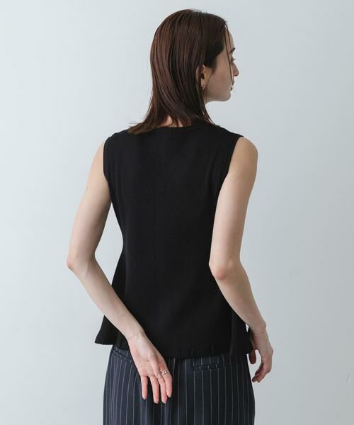 SENSE OF PLACE by URBAN RESEARCH / センスオブプレイス バイ アーバンリサーチ ニット・セーター | 『洗濯可/毛玉防止』SKINProof抗ピルペプラムニットカーディガン | 詳細10