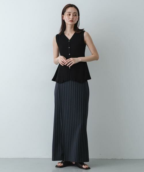 SENSE OF PLACE by URBAN RESEARCH / センスオブプレイス バイ アーバンリサーチ ニット・セーター | 『洗濯可/毛玉防止』SKINProof抗ピルペプラムニットカーディガン | 詳細11