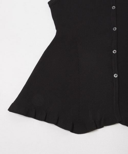 SENSE OF PLACE by URBAN RESEARCH / センスオブプレイス バイ アーバンリサーチ ニット・セーター | 『洗濯可/毛玉防止』SKINProof抗ピルペプラムニットカーディガン | 詳細15