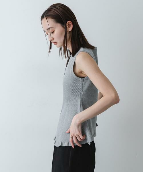 SENSE OF PLACE by URBAN RESEARCH / センスオブプレイス バイ アーバンリサーチ ニット・セーター | 『洗濯可/毛玉防止』SKINProof抗ピルペプラムニットカーディガン | 詳細20