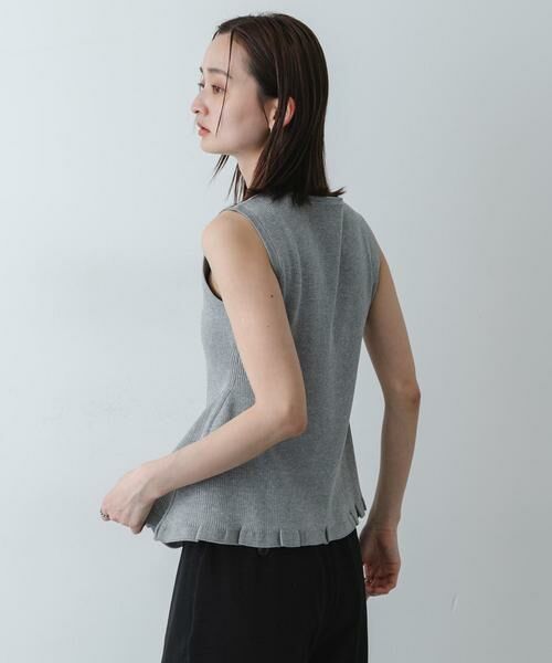 SENSE OF PLACE by URBAN RESEARCH / センスオブプレイス バイ アーバンリサーチ ニット・セーター | 『洗濯可/毛玉防止』SKINProof抗ピルペプラムニットカーディガン | 詳細21