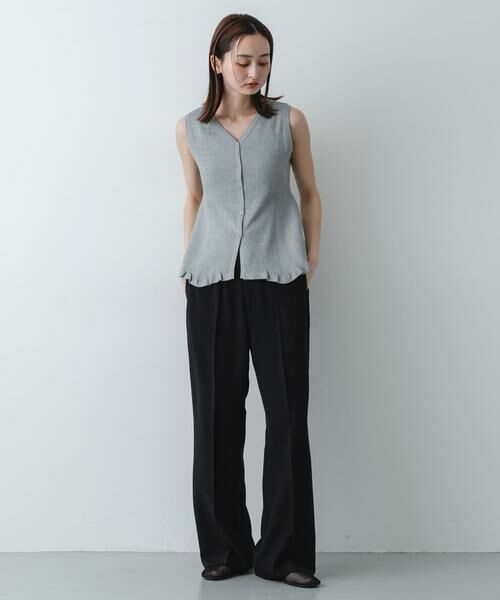 SENSE OF PLACE by URBAN RESEARCH / センスオブプレイス バイ アーバンリサーチ ニット・セーター | 『洗濯可/毛玉防止』SKINProof抗ピルペプラムニットカーディガン | 詳細22