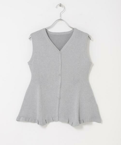 SENSE OF PLACE by URBAN RESEARCH / センスオブプレイス バイ アーバンリサーチ ニット・セーター | 『洗濯可/毛玉防止』SKINProof抗ピルペプラムニットカーディガン | 詳細23