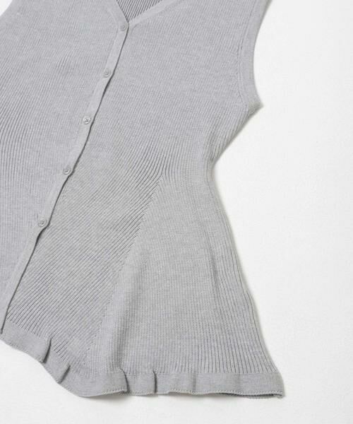 SENSE OF PLACE by URBAN RESEARCH / センスオブプレイス バイ アーバンリサーチ ニット・セーター | 『洗濯可/毛玉防止』SKINProof抗ピルペプラムニットカーディガン | 詳細25