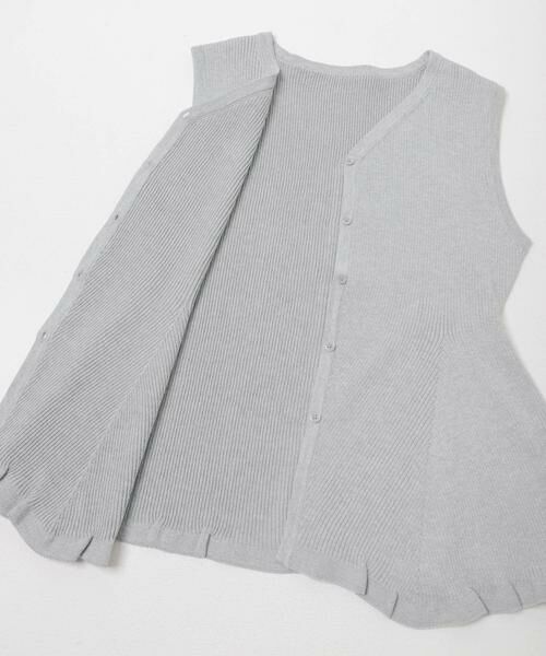 SENSE OF PLACE by URBAN RESEARCH / センスオブプレイス バイ アーバンリサーチ ニット・セーター | 『洗濯可/毛玉防止』SKINProof抗ピルペプラムニットカーディガン | 詳細26