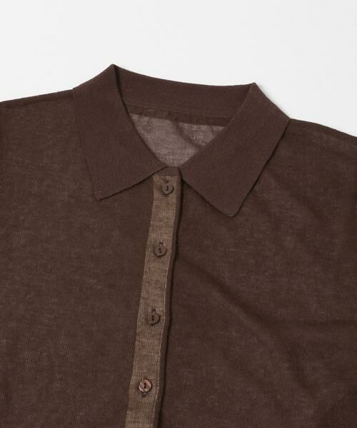 SENSE OF PLACE by URBAN RESEARCH / センスオブプレイス バイ アーバンリサーチ ニット・セーター | 『洗濯可/接触冷感』シアーニットシャツカーディガン | 詳細7