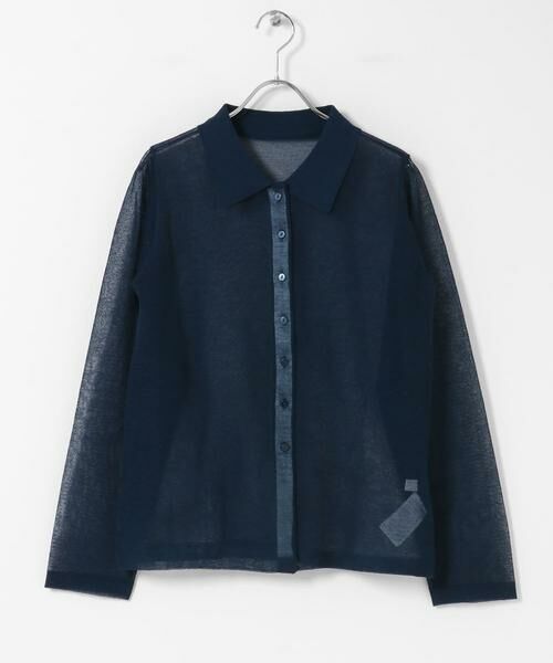 SENSE OF PLACE by URBAN RESEARCH / センスオブプレイス バイ アーバンリサーチ ニット・セーター | 『洗濯可/接触冷感』シアーニットシャツカーディガン | 詳細14