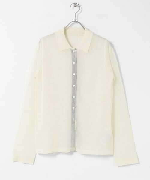 SENSE OF PLACE by URBAN RESEARCH / センスオブプレイス バイ アーバンリサーチ ニット・セーター | 『洗濯可/接触冷感』シアーニットシャツカーディガン | 詳細27