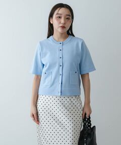 SENSE OF PLACE by URBAN RESEARCH / センスオブプレイス バイ アーバンリサーチ カーディガン・ボレロ | 『洗濯可』ポケットツキハーフスリーブカーディガン