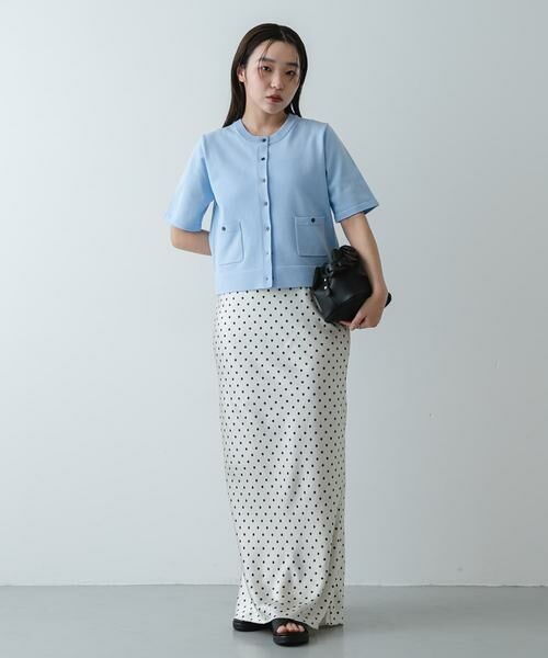 SENSE OF PLACE by URBAN RESEARCH / センスオブプレイス バイ アーバンリサーチ カーディガン・ボレロ | 『洗濯可』ポケットツキハーフスリーブカーディガン | 詳細11