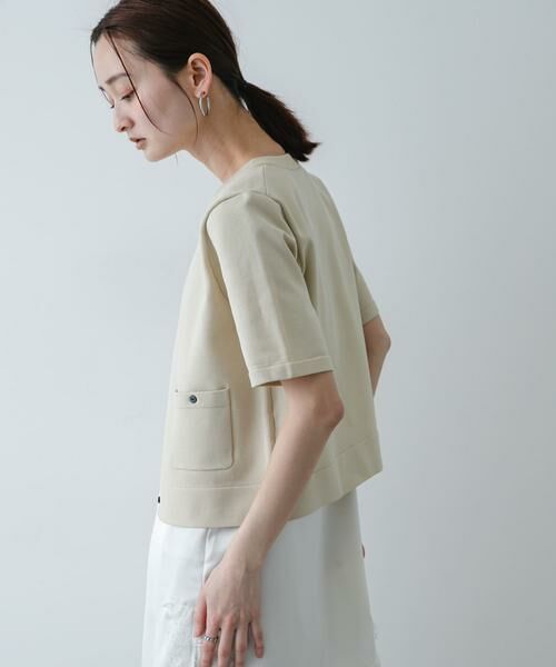 SENSE OF PLACE by URBAN RESEARCH / センスオブプレイス バイ アーバンリサーチ カーディガン・ボレロ | 『洗濯可』ポケットツキハーフスリーブカーディガン | 詳細19