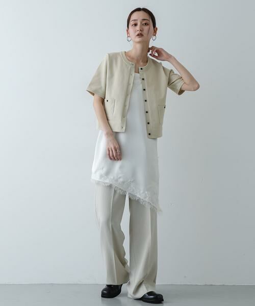 SENSE OF PLACE by URBAN RESEARCH / センスオブプレイス バイ アーバンリサーチ カーディガン・ボレロ | 『洗濯可』ポケットツキハーフスリーブカーディガン | 詳細20