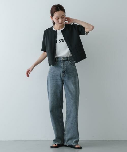 SENSE OF PLACE by URBAN RESEARCH / センスオブプレイス バイ アーバンリサーチ カーディガン・ボレロ | 『洗濯可』ポケットツキハーフスリーブカーディガン | 詳細27