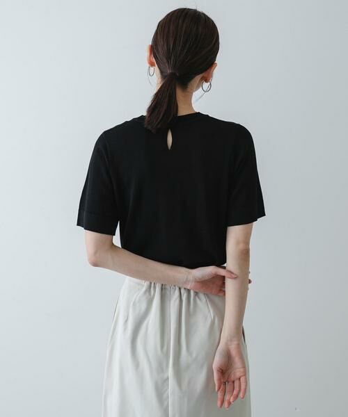 SENSE OF PLACE by URBAN RESEARCH / センスオブプレイス バイ アーバンリサーチ ニット・セーター | 『洗濯可』プレートツキニットTシャツ(半袖) | 詳細8