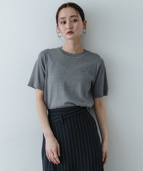 SENSE OF PLACE by URBAN RESEARCH / センスオブプレイス バイ アーバンリサーチ ニット・セーター | 『洗濯可』プレートツキニットTシャツ(半袖) | 詳細14