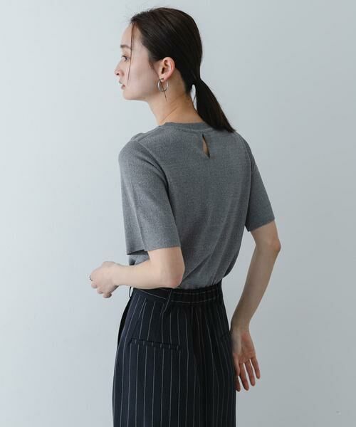 SENSE OF PLACE by URBAN RESEARCH / センスオブプレイス バイ アーバンリサーチ ニット・セーター | 『洗濯可』プレートツキニットTシャツ(半袖) | 詳細15