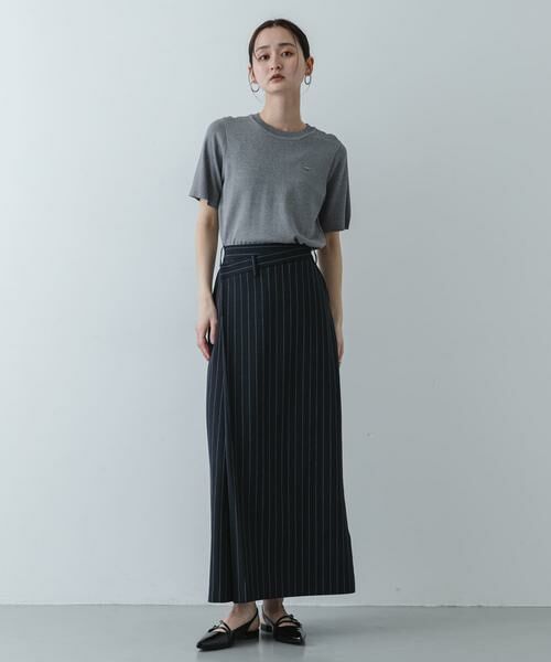 SENSE OF PLACE by URBAN RESEARCH / センスオブプレイス バイ アーバンリサーチ ニット・セーター | 『洗濯可』プレートツキニットTシャツ(半袖) | 詳細16