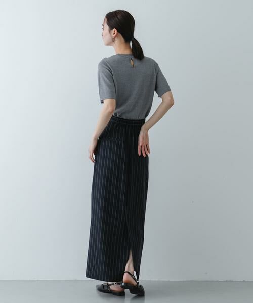 SENSE OF PLACE by URBAN RESEARCH / センスオブプレイス バイ アーバンリサーチ ニット・セーター | 『洗濯可』プレートツキニットTシャツ(半袖) | 詳細18