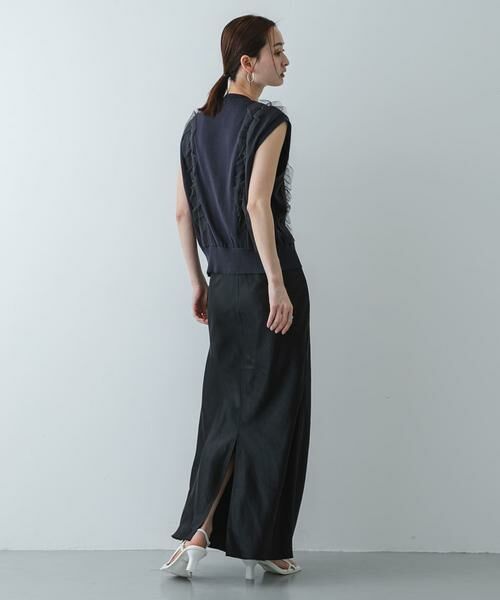 SENSE OF PLACE by URBAN RESEARCH / センスオブプレイス バイ アーバンリサーチ ベスト | 『洗濯可』チュールフリルニットベスト | 詳細13