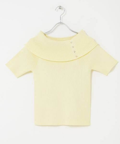 SENSE OF PLACE by URBAN RESEARCH / センスオブプレイス バイ アーバンリサーチ ニット・セーター | 『洗濯可』メタルボタンオフショルリブセーター | 詳細7